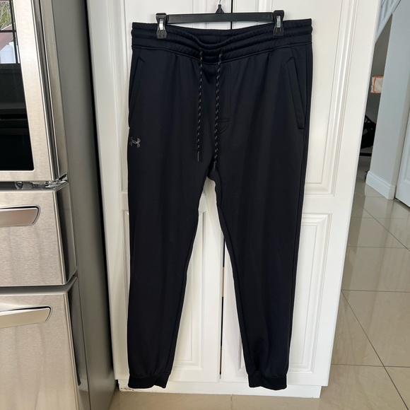 Under Armour Bottoms Jog Storm loose fit Pants Black Size XL - Picture 1 of 7